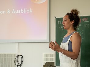"Es kam direkt ein Mitarbeiter von Investor Relations auf uns zu", berichtete Annabell Maitzen. 