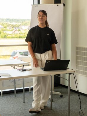 Katharina Merz berichtet, wie sie ihren Redebeitrag bei Henkel erlebte.