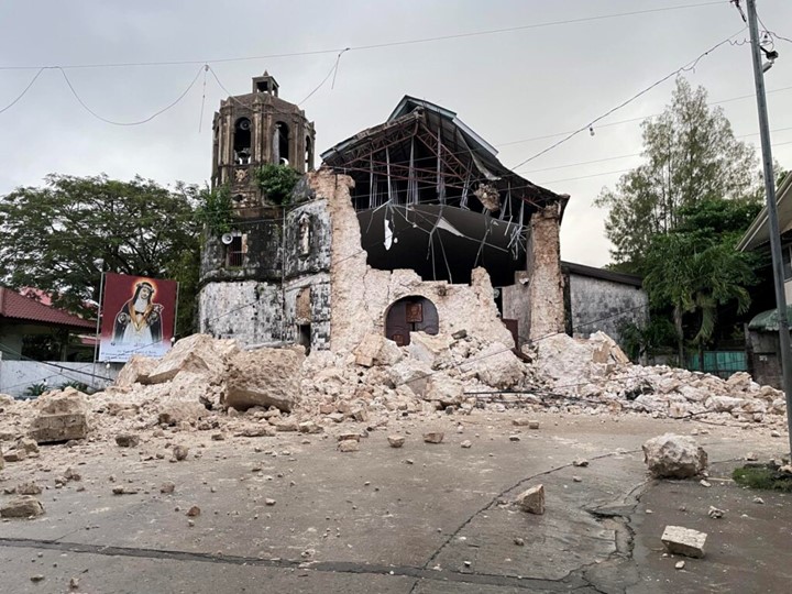 Diese historische Kirche wurde weitgehend zerstört